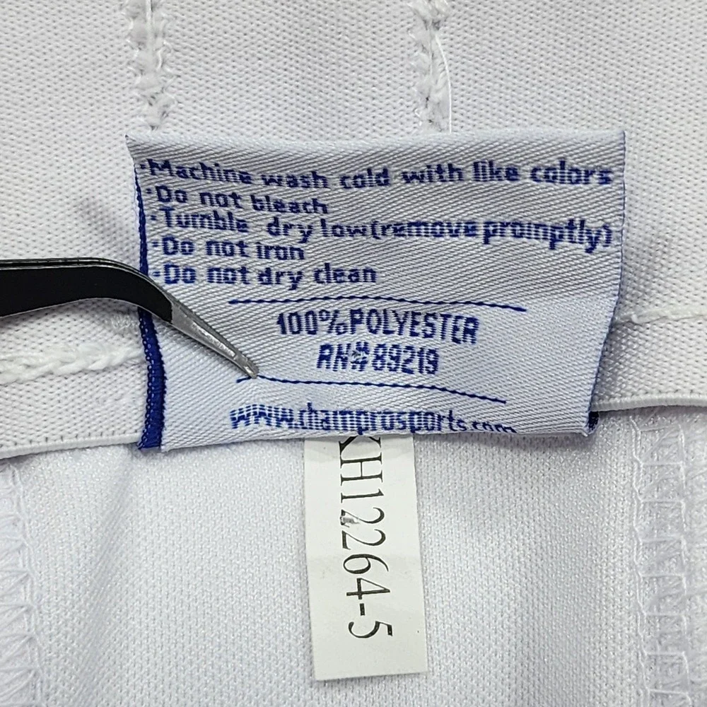 Champro Sports Pants Mens M White Cropped Baseball Knicker Adjustable Waist‎
